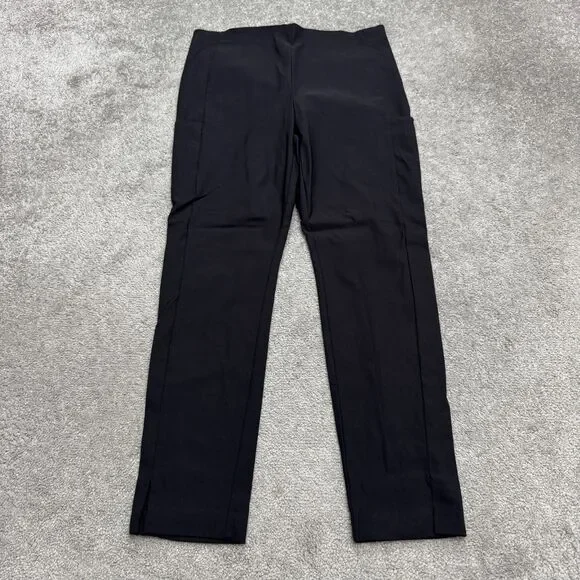 Athleta Wander Slim Cargo Outdoor Pants Womens 12 Black High Rise Stretch 32x28 - Picture 2 of 15